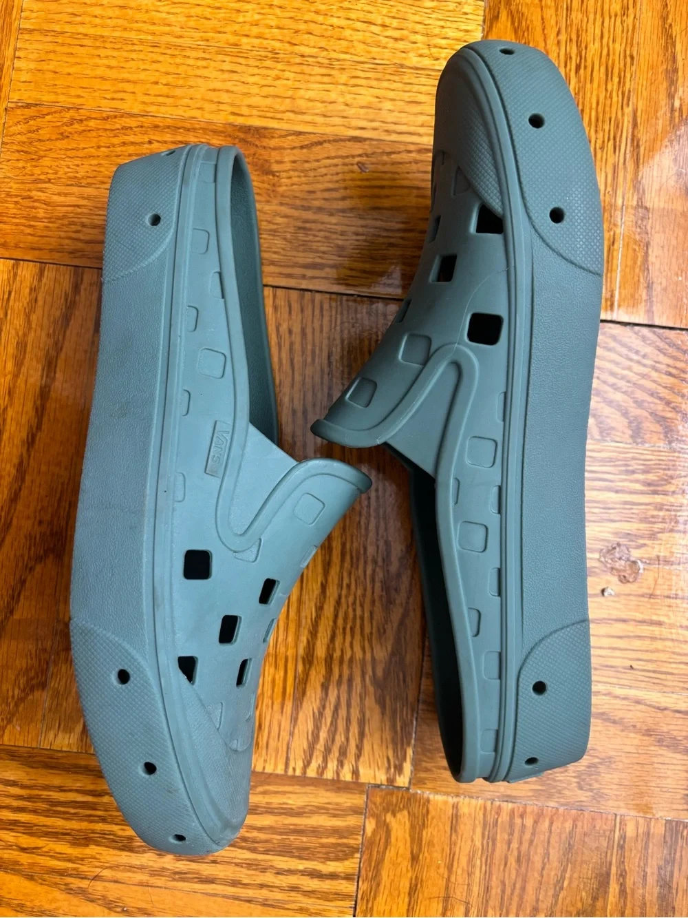 Vans Trek Slip-On Mule Clogs Olive Slate Green Men’s Size 10